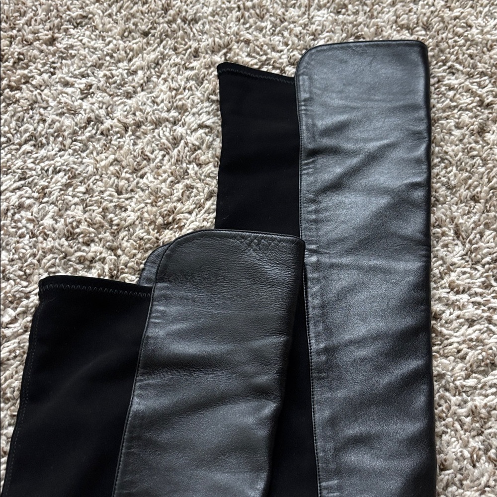 Stuart Weitzman black
over the knee Boots leather 8.5 - Picture 6 of 16